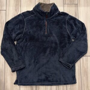 Trinity Men's 1/4 Zip Soft Sherpa Feel Plush Pullover Variety XL